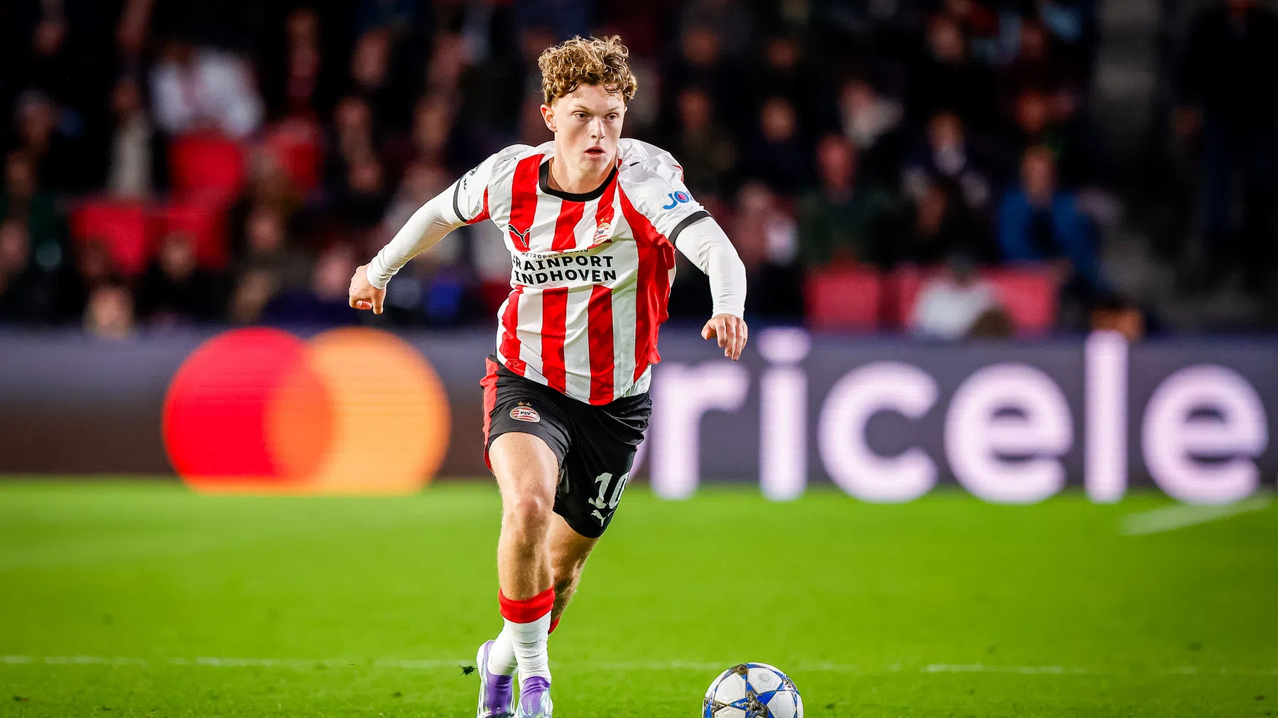 Paul Wanner in actie voor PSV